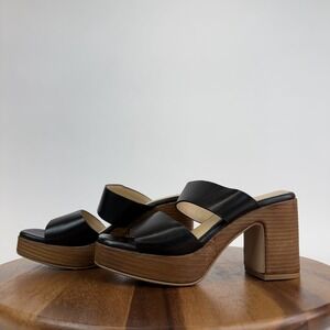 New‎ Womens Seychelles Summer Nights Leather Platform Strappy Heels Size 8.5 M